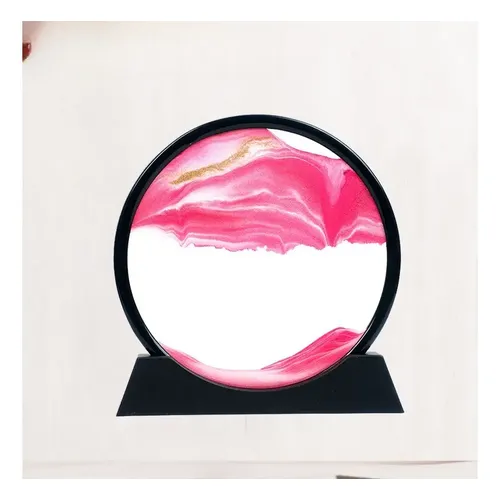 Moving Sand Art - Pink Marble Edition (7 Inch)